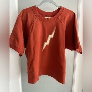 Imogene + Willie short sleeve sweatshirt